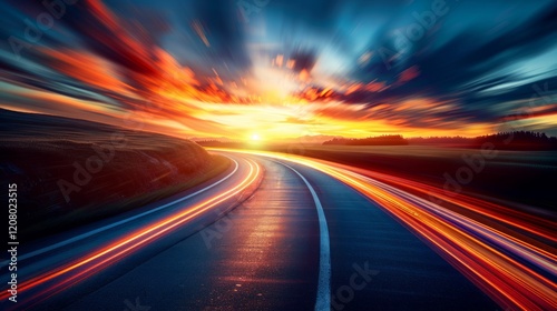 Sunset Highway: A Journey into the Vibrant Horizon