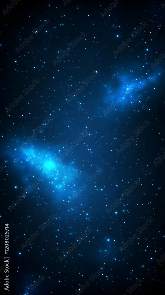 Obraz premium Celestial Nebula Abstract Background