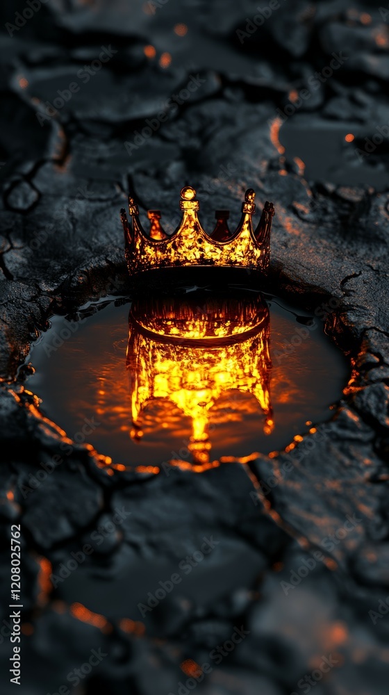 Fototapeta premium The Drowning Reflection, Narcissistic Personality Disorder