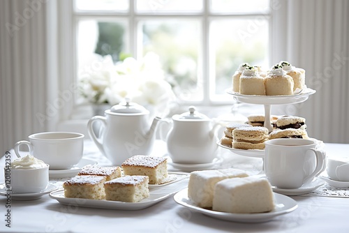 Wallpaper Mural Elegant Afternoon Tea Spread Torontodigital.ca