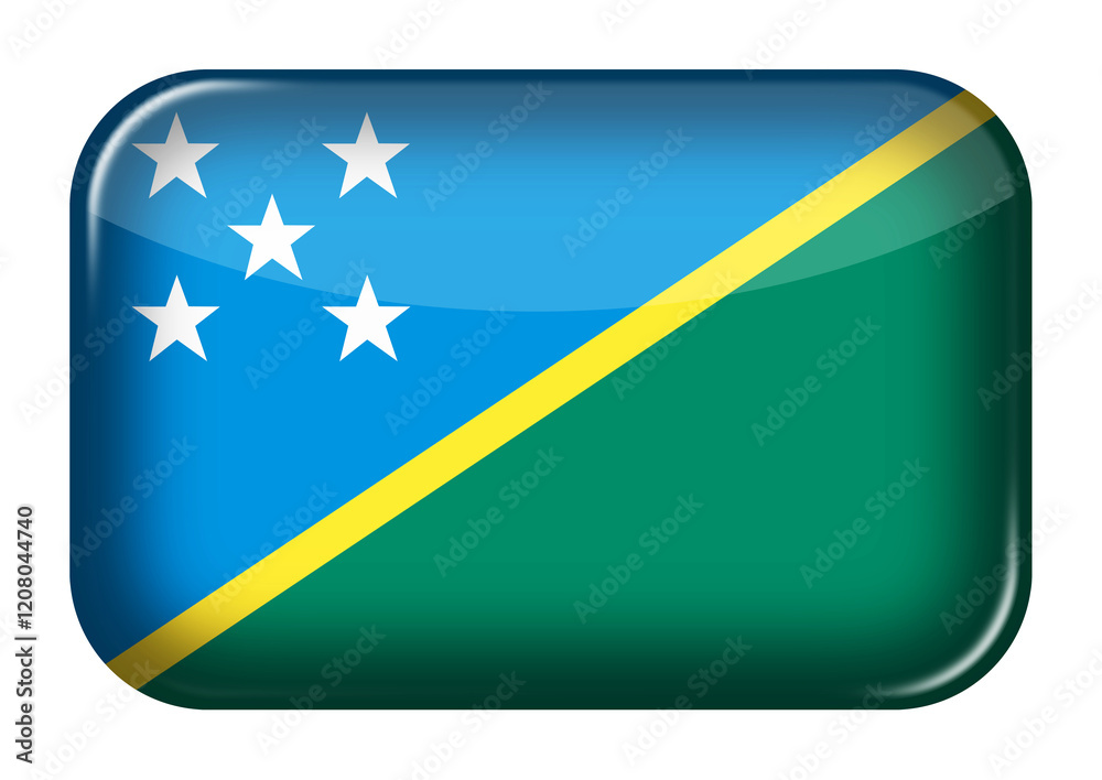 Solomon Islands web icon rectangle button Solomon Islands web icon rectangle button