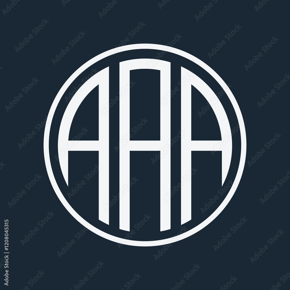 Obraz premium initial monogram logo with circle,Poligon,square style design 