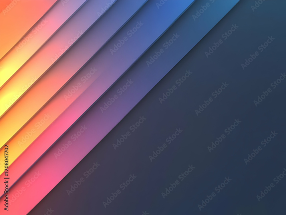 Fototapeta premium Abstract Gradient Background Illustration