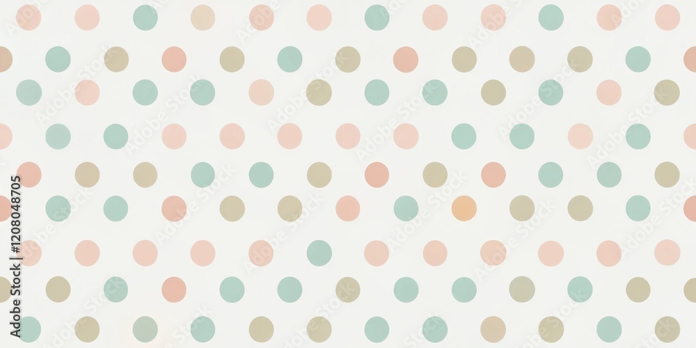 Pastel Polka Dot Pattern Background Design for Projects
