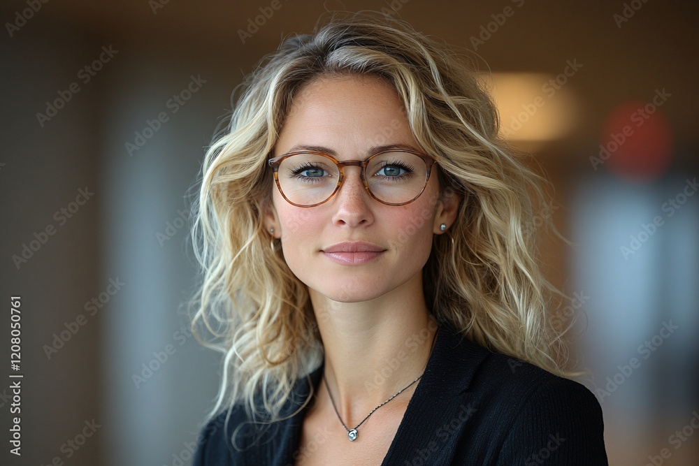 Confident Female Executive: Leading with Style Confident Female Executive: Leading with Style