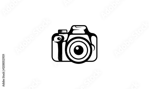 camera, Camera Silhouette Vector Illustration, digital photo camera