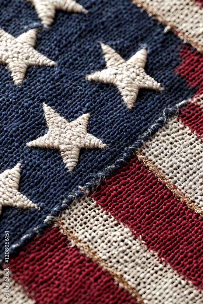 An american flag with stars on it An american flag with stars on it