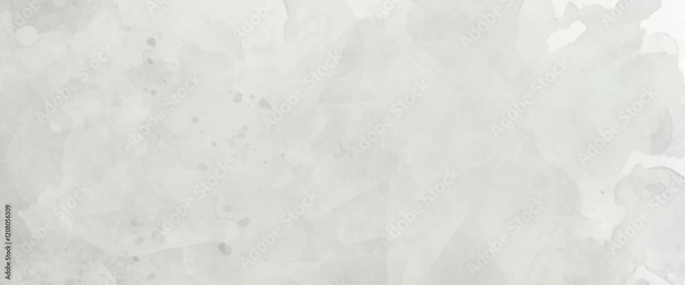 Naklejka premium Vector watercolor textures on white paper background. Paint leaks and ombre effects.