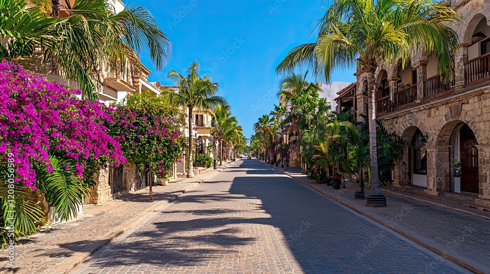 Strolling through colorful streets mexico travel Strolling through colorful streets mexico travel