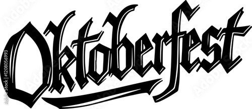 Oktoberfest Gothic Lettering.