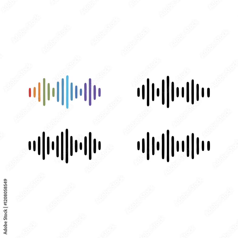 Voice Sound Assistant with Sound Wave Visuals Voice Sound Assistant with Sound Wave Visuals
