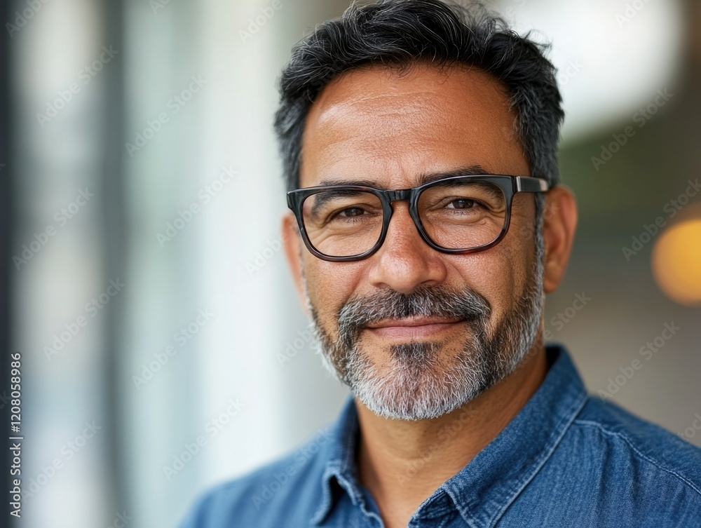 Professional Man with Glasses and Beard Professional Man with Glasses and Beard