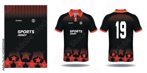 Sublimation t-shirt design jersey vector geometric pattern with striped style premium vector collection