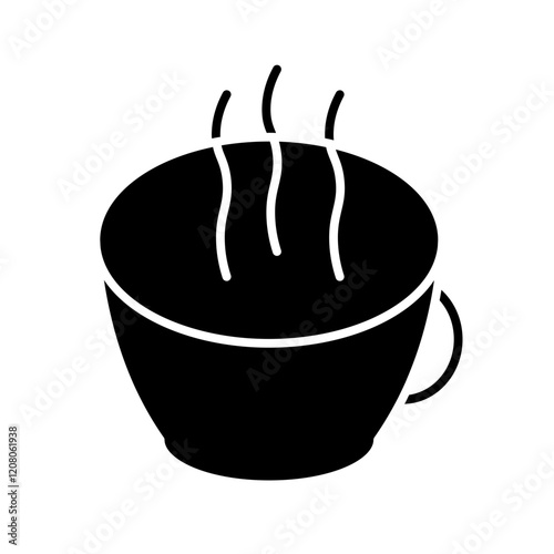 coffee cup glyph icon