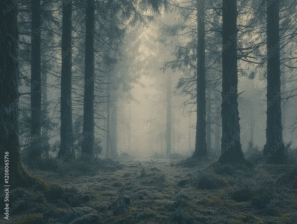 Obraz premium Mystical Forest Pathway