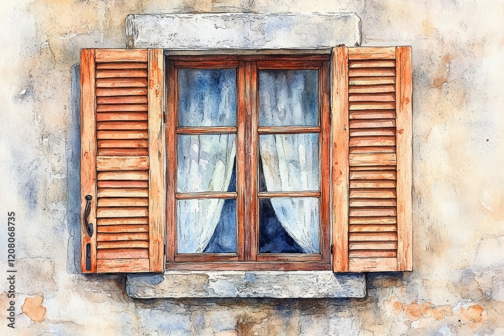 Obraz premium The Shuttered Window, Avoidant Personality Disorder