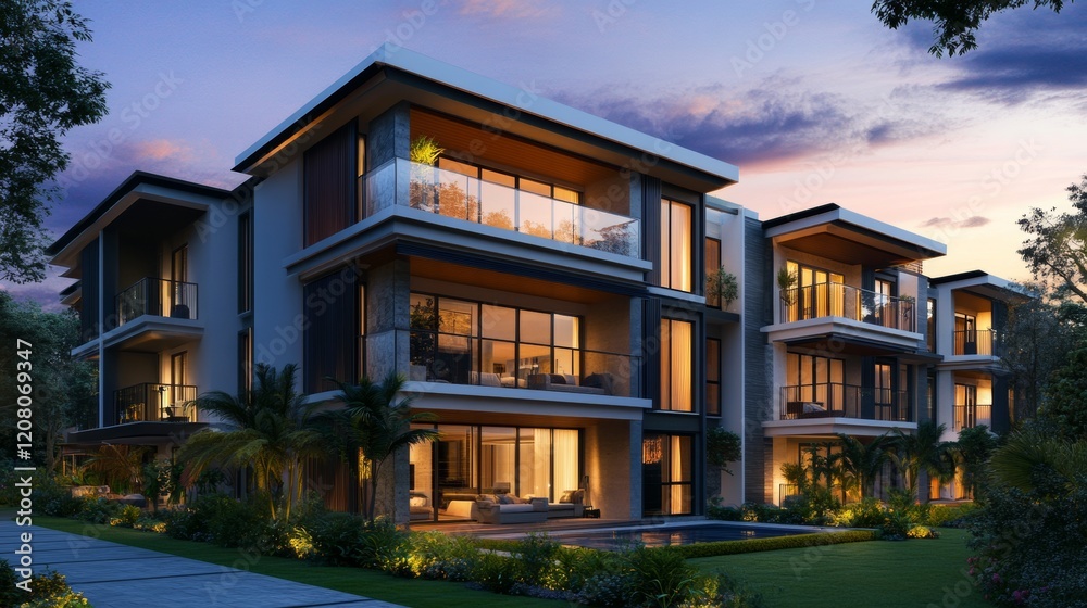 Fototapeta premium beautiful mansion