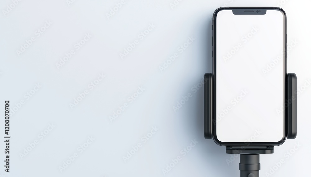 Smartphone charging dock home office product image minimalist design close-up technology and innovation Smartphone charging dock home office product image minimalist design close-up technology and innovation