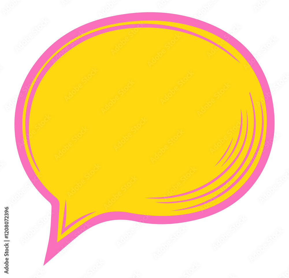 PNG yellow speech bubble, transparent background PNG yellow speech bubble, transparent background