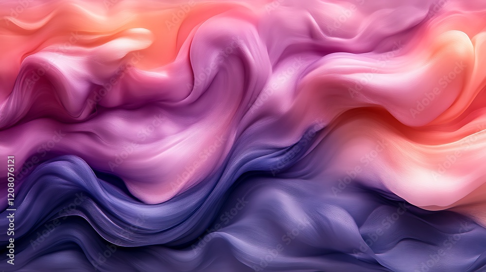 Obraz premium Abstract Colorful Waves Flowing Seamless Pattern