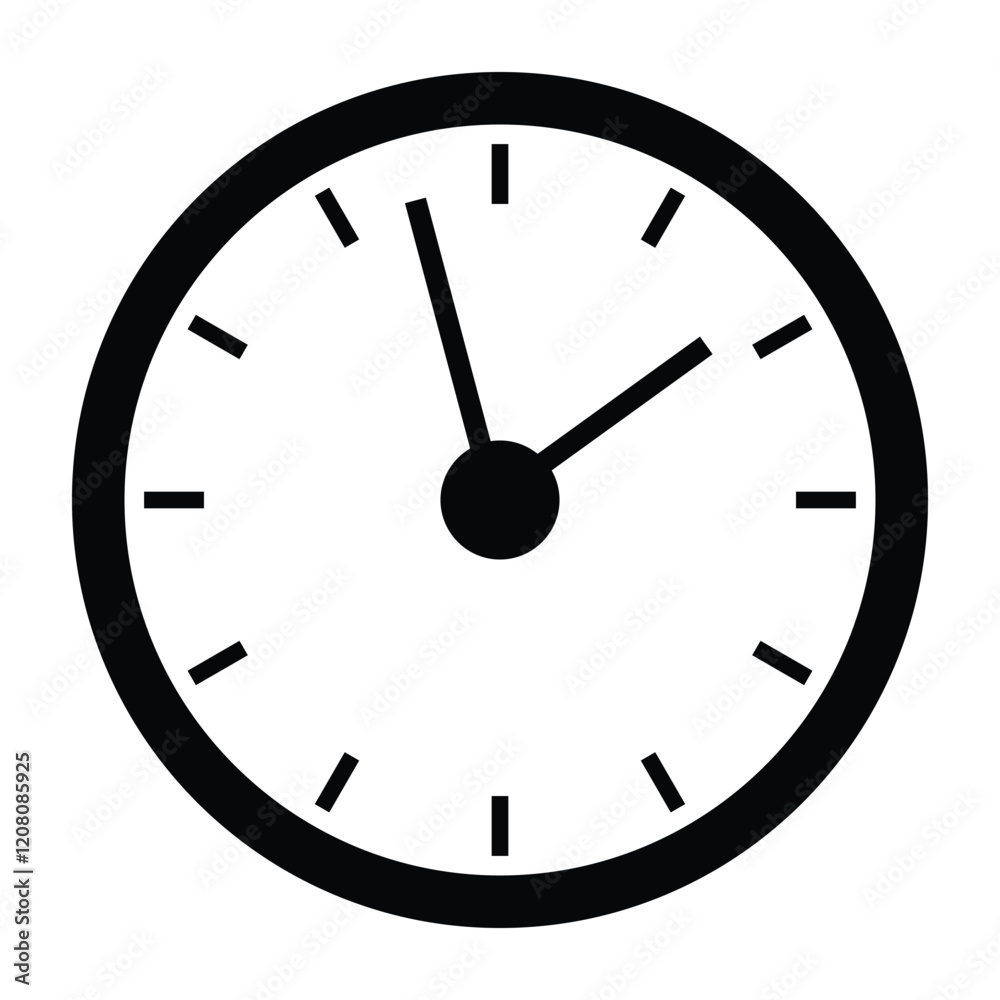 wall clock isolated on white background wall clock isolated on white background