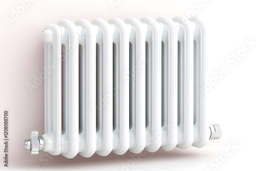 Wallpaper Mural White modern radiator convector  heating isolated on white background Torontodigital.ca