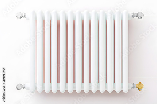 Wallpaper Mural White modern radiator convector  heating isolated on white background Torontodigital.ca