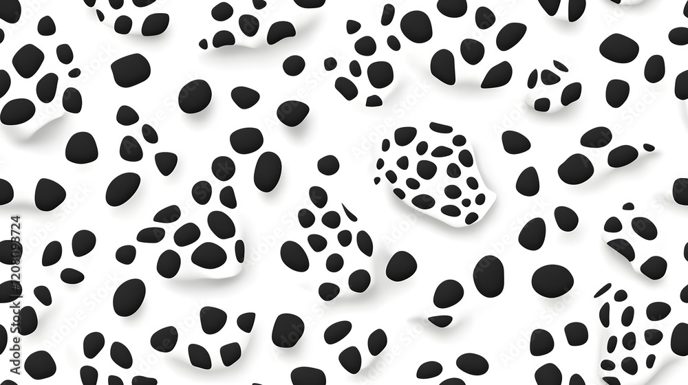 Leopard skin hand drawn seamless pattern Leopard skin hand drawn seamless pattern