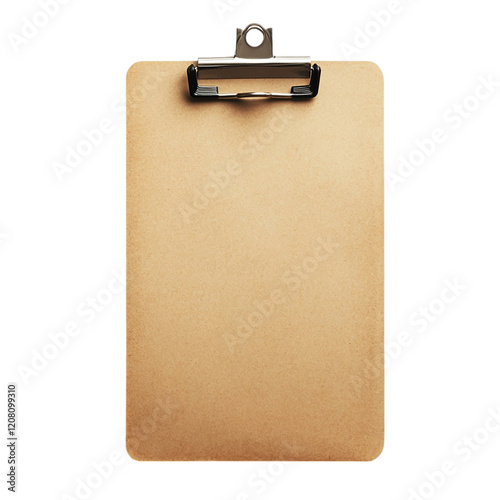 Blank clipboard clip board Isolated on white background