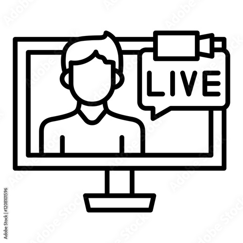 Live Stream Icon