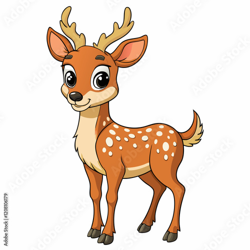 cartoon deer