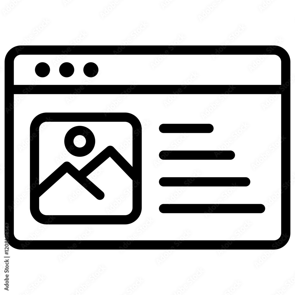 Blogging Icon Element For Design Blogging Icon Element For Design