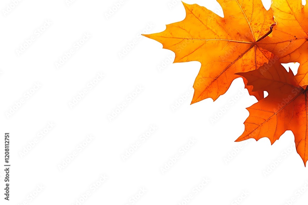 Fototapeta premium Graceful Autumn Maple Leaf