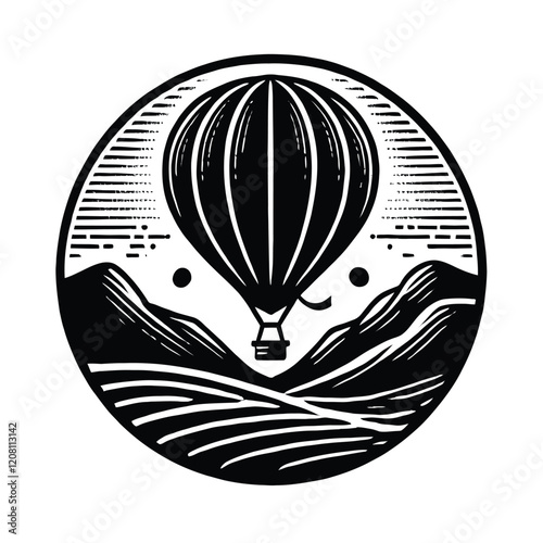 Hot Air Balloon Silhouette