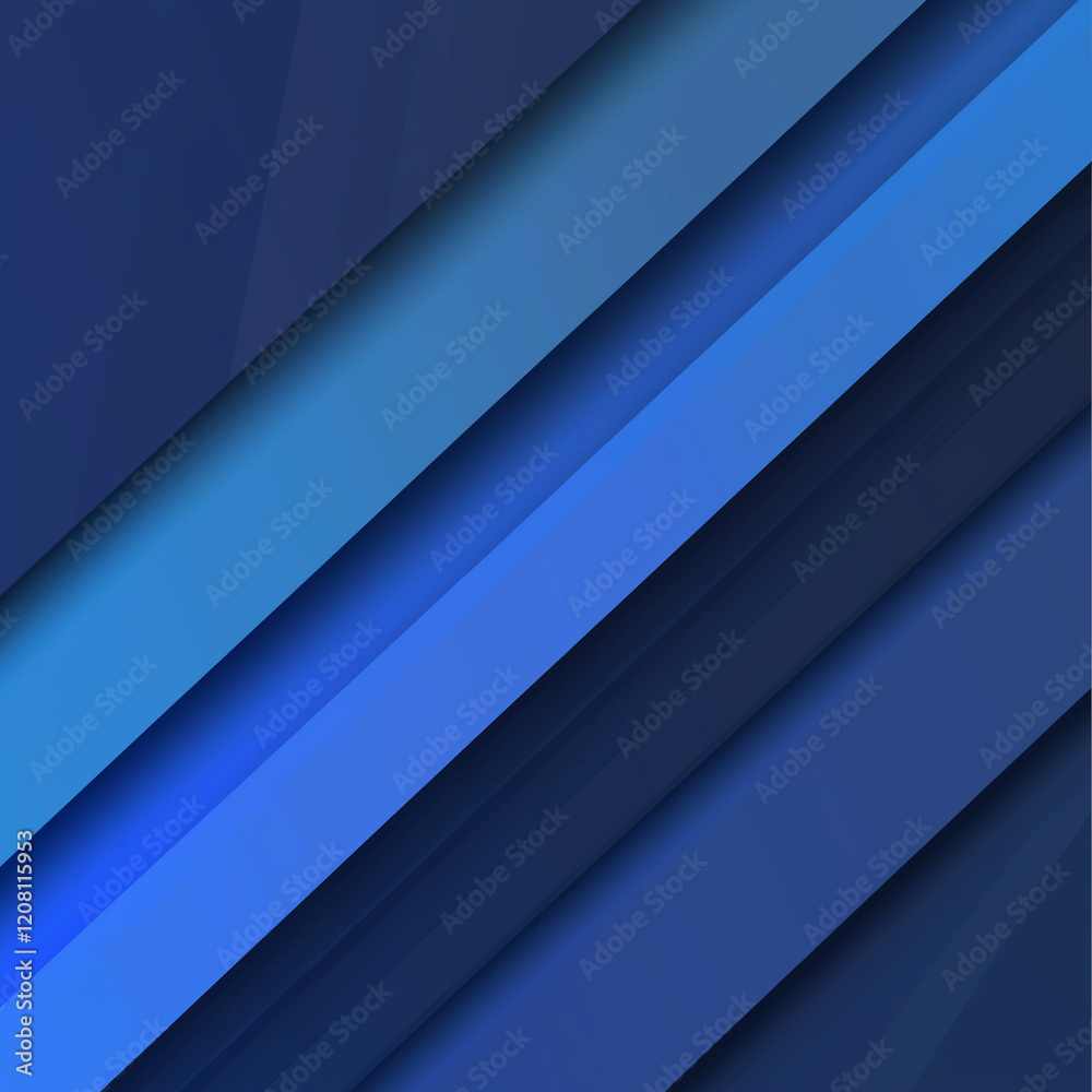 Fototapeta premium Minimalist Blue Gradient Background with Blank Center, Dark Blue Tones, No Shadows or Elements, High Resolution, High Detail, Perfect for Copy Space and Clean Design Projects