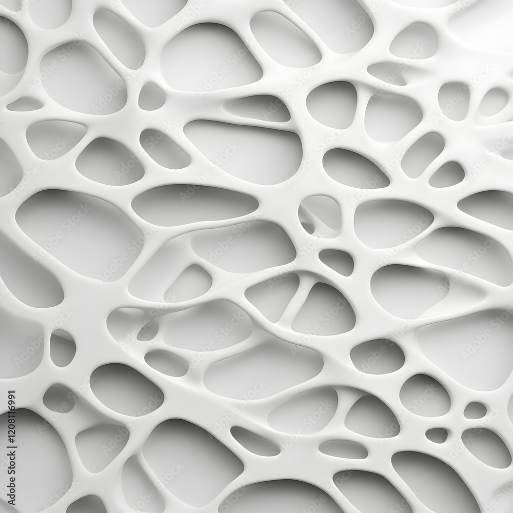 White Abstract 3D Background White Abstract 3D Background