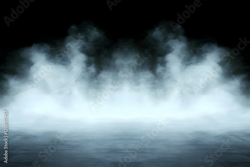 Misty Ground 3D Background