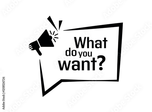 what do you want text information sign	