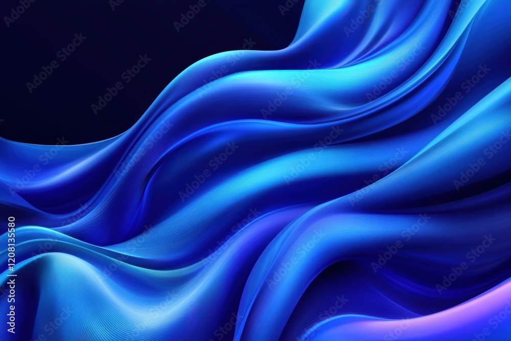 Dynamic Blue Light Waves with Futuristic Glowing Streaks and Smooth Energy Flow for Modern Abstract Technology Visuals Dynamic Blue Light Waves with Futuristic Glowing Streaks and Smooth Energy Flow for Modern Abstract Technology Visuals