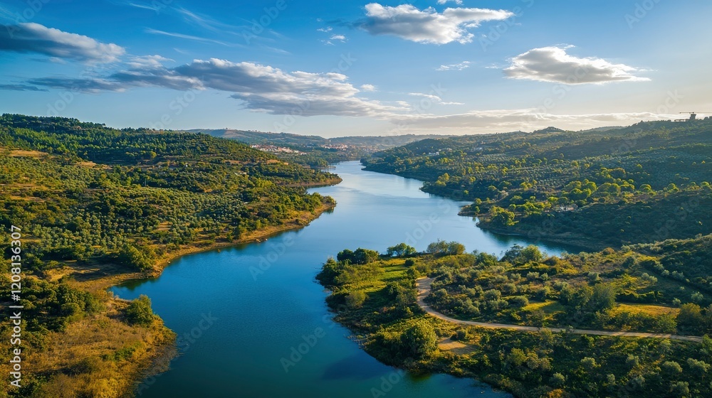 Obraz premium Breathtaking views of Portugal's beautiful scenery, fantastic wild nature, professional photo