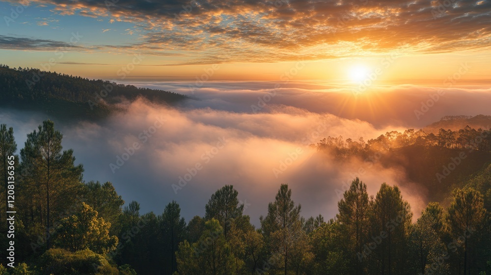 Obraz premium Breathtaking views of Portugal's beautiful scenery, fantastic wild nature, professional photo