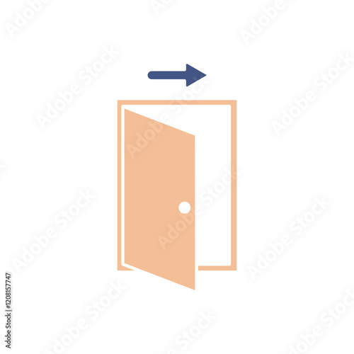 exit icons  symbol vector elements for infographic web