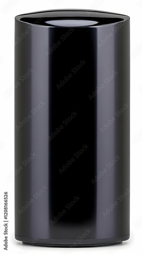 Black Cylindrical 3D Render Black Cylindrical 3D Render