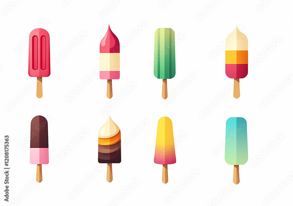 8 Polo ice cream logo minimal style artistic vector 8 Polo ice cream logo minimal style artistic vector
