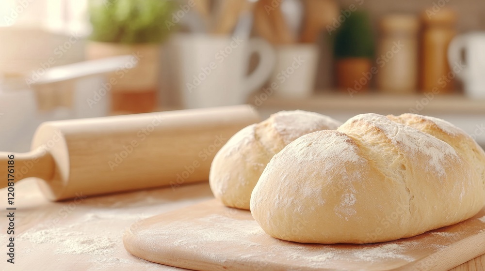 Freshly Baked Artisan Bread on Rustic Wooden Table 5 Freshly Baked Artisan Bread on Rustic Wooden Table 5