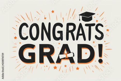congrats grad - grad card