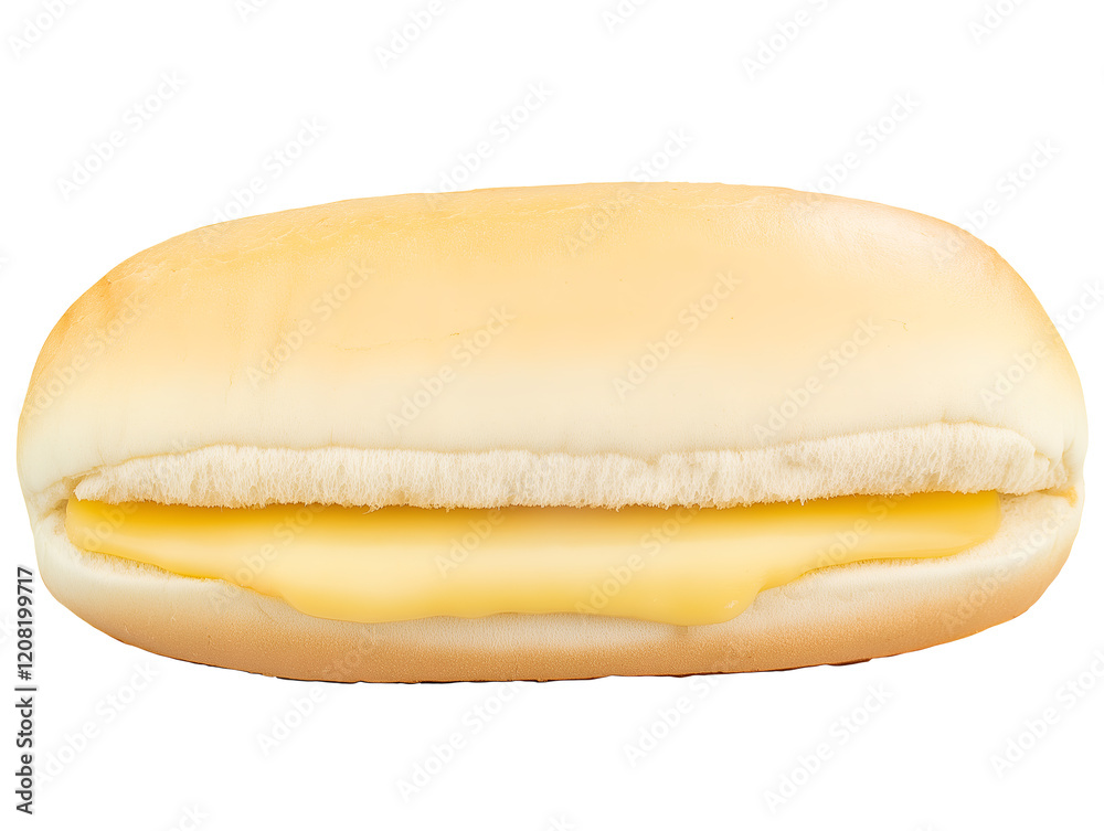 Sandwich with cheese isolated on transparent or white background, PNG 