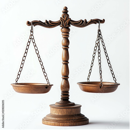 Scales Of Justice Isolated