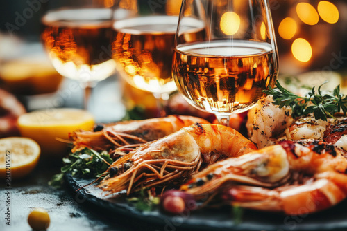 Seafood And Wine