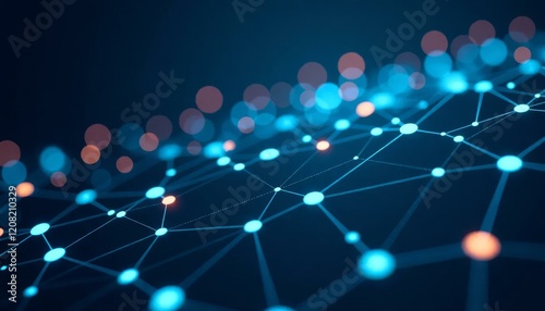 Abstract Network, Connection, Data, Tech, Background